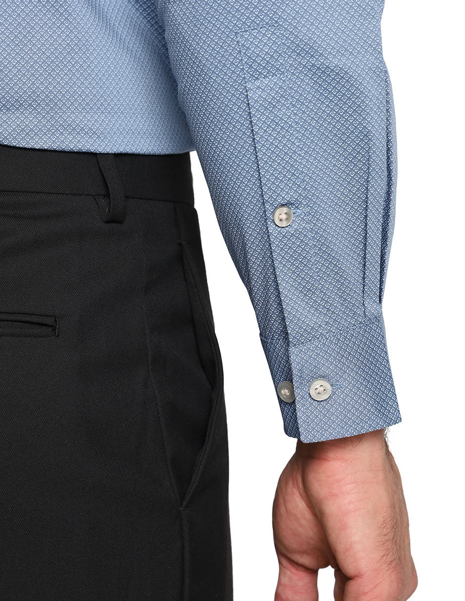 Camisa de algodón manga larga para hombre