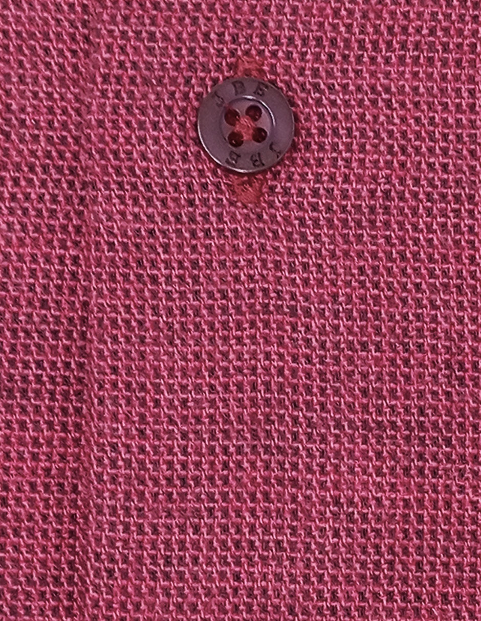 Camisa de vestir jbe de algodón manga larga para hombre