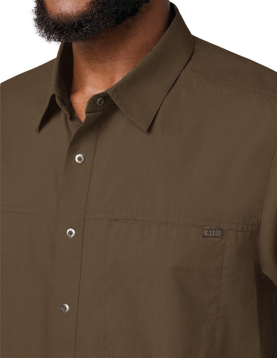Camisa casual manga corta para hombre