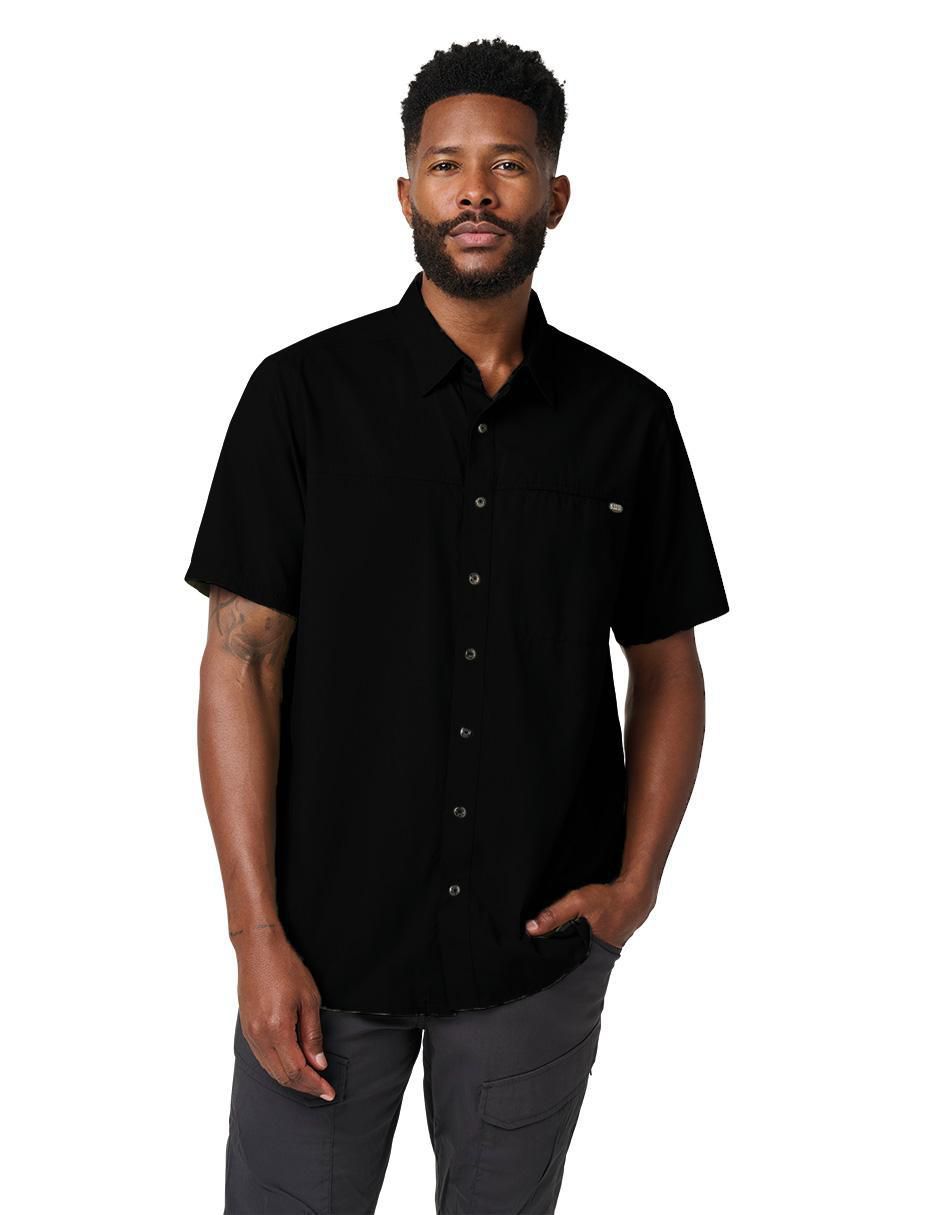 Camisa casual manga corta para hombre