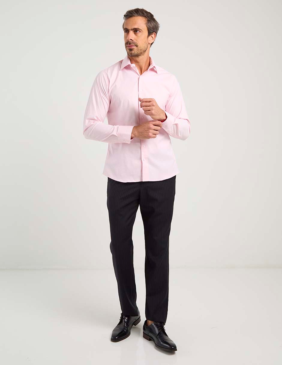 Camisa de vestir manga larga para hombre