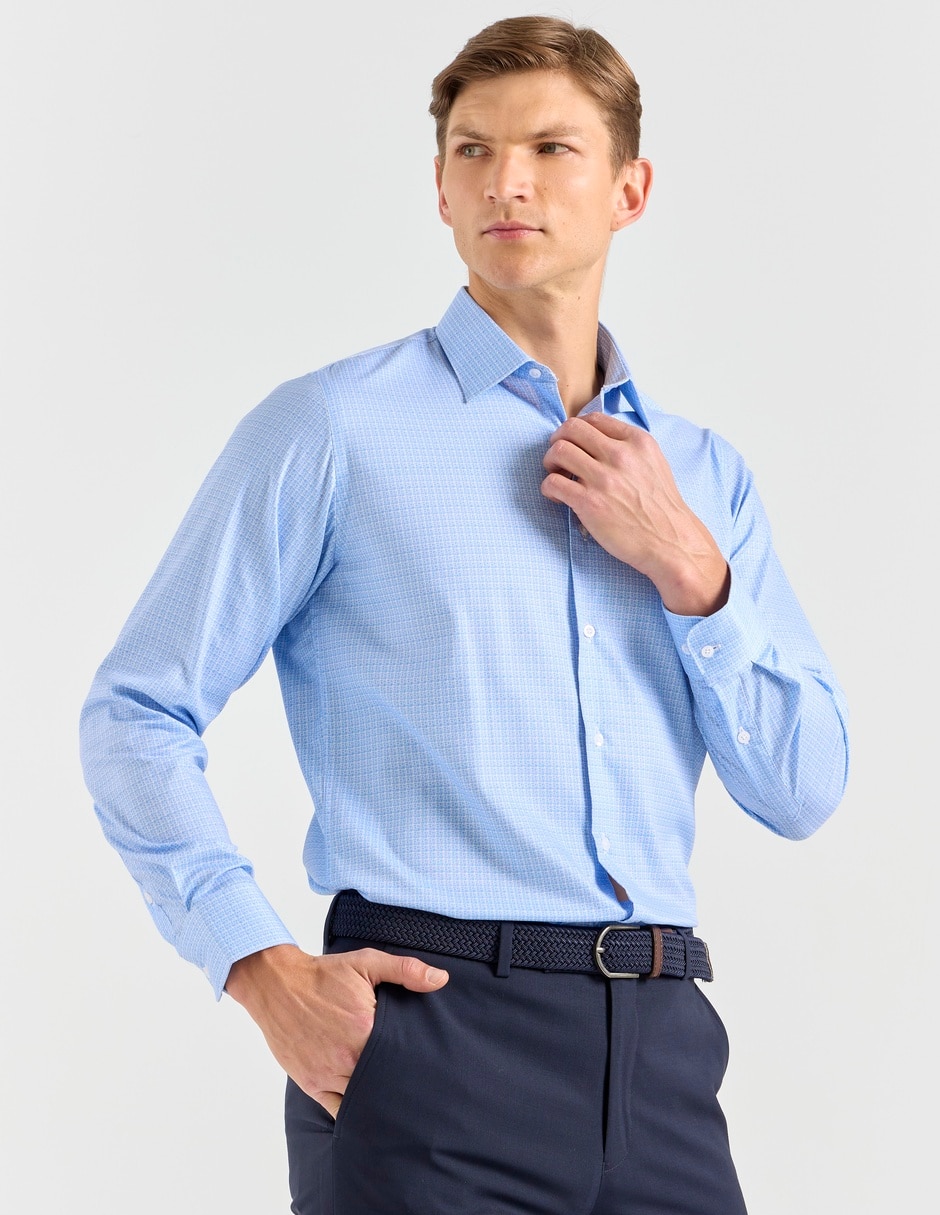Camisa de vestir manga larga para hombre Camisa de vestir manga larga para hombre