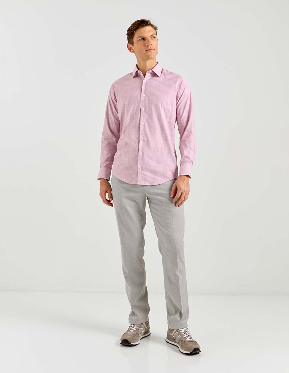 Camisa de vestir manga larga para hombre