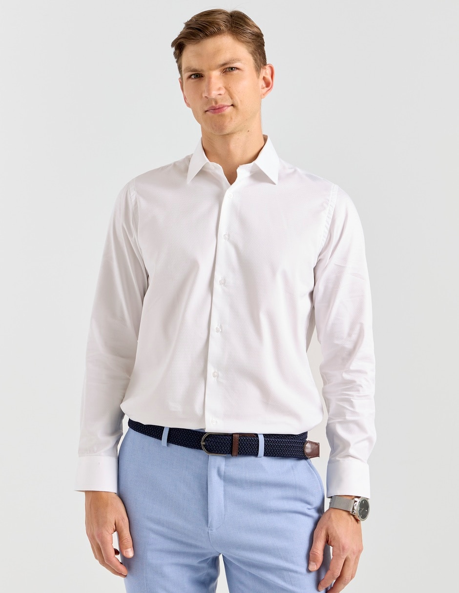 Camisa de vestir manga larga para hombre Camisa de vestir manga larga para hombre