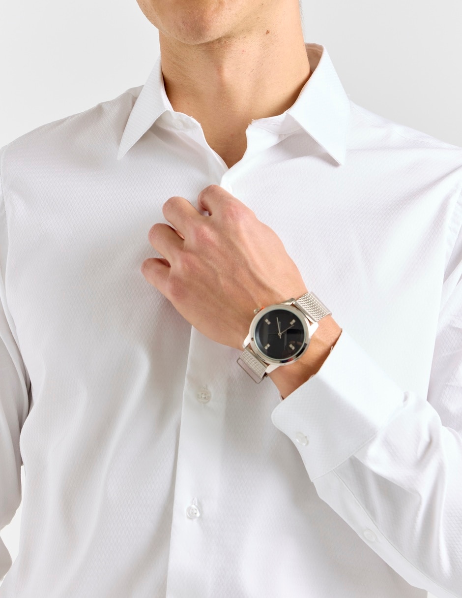 Camisa de vestir manga larga para hombre