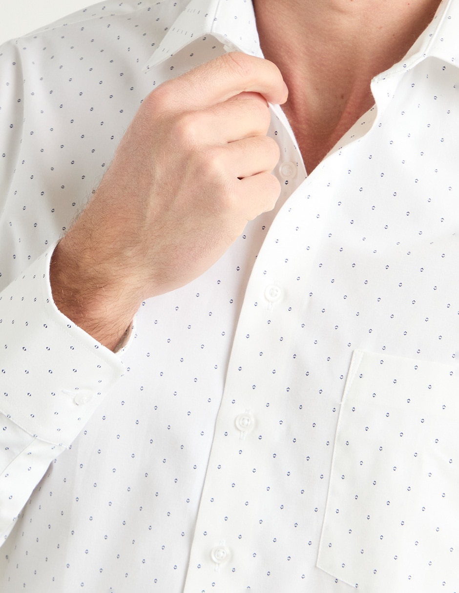 Camisa formal manga larga para hombre