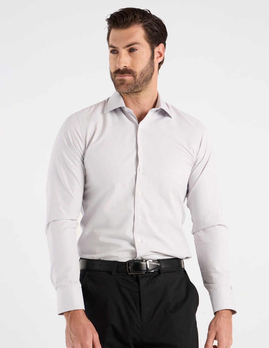 Camisa de vestir manga larga para hombre Camisa de vestir manga larga para hombre