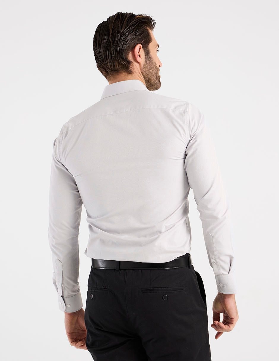 Camisa de vestir manga larga para hombre