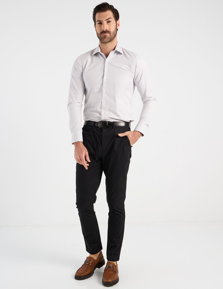 Camisa de vestir manga larga para hombre