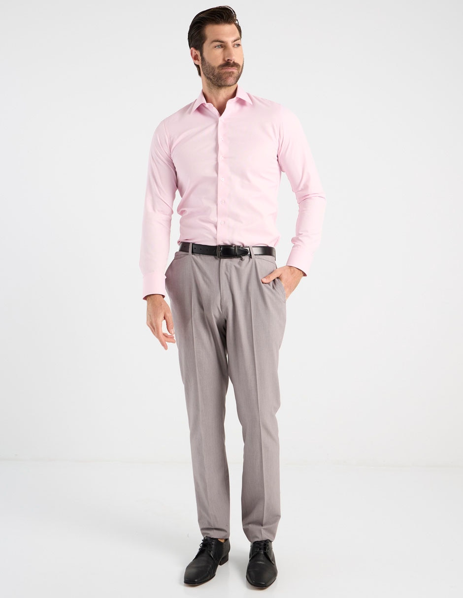 Camisa de vestir manga larga para hombre