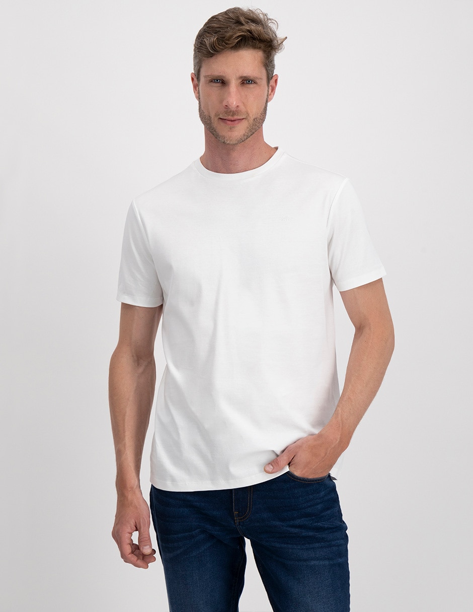 Playera cuello redondo para hombre