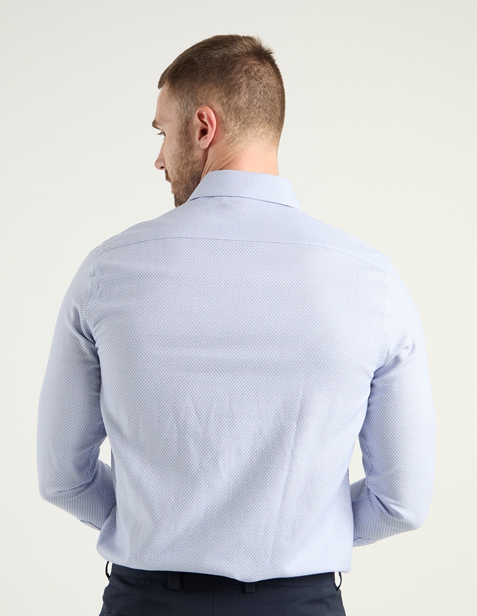 Camisa de vestir Zanetti manga larga para hombre