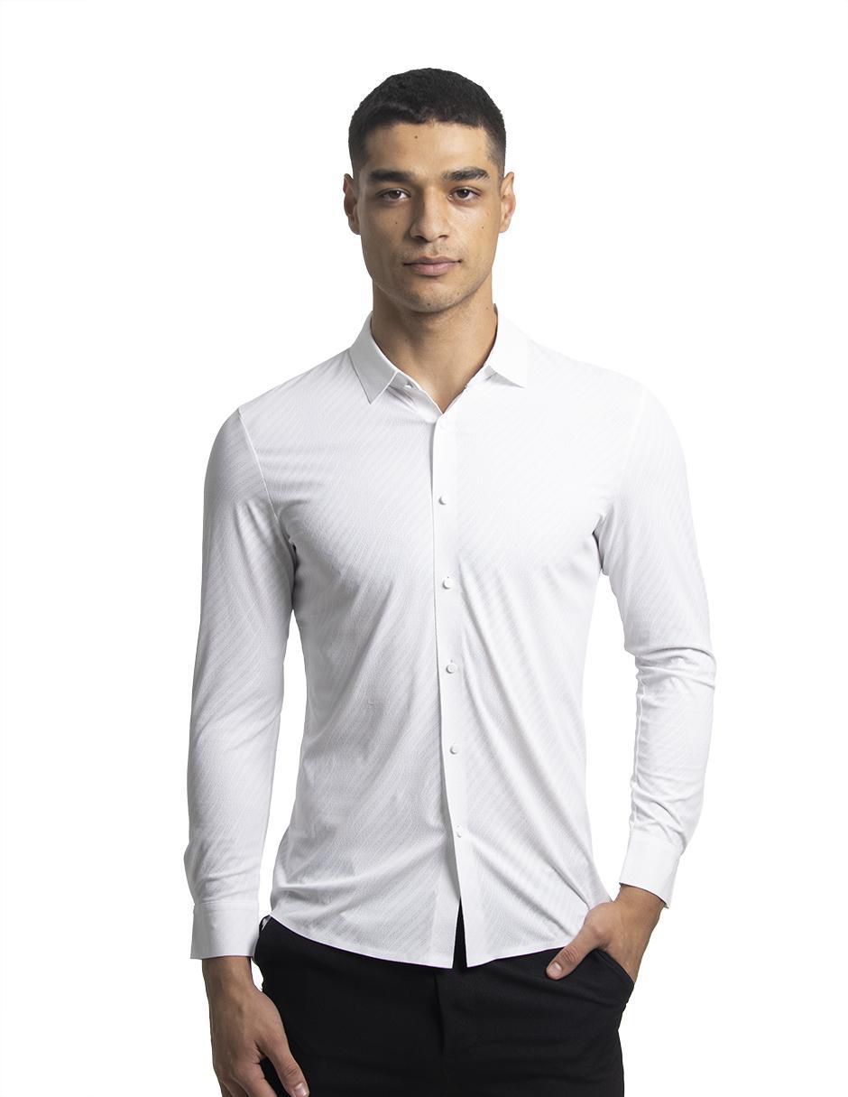 Camisa de vestir manga larga para hombre