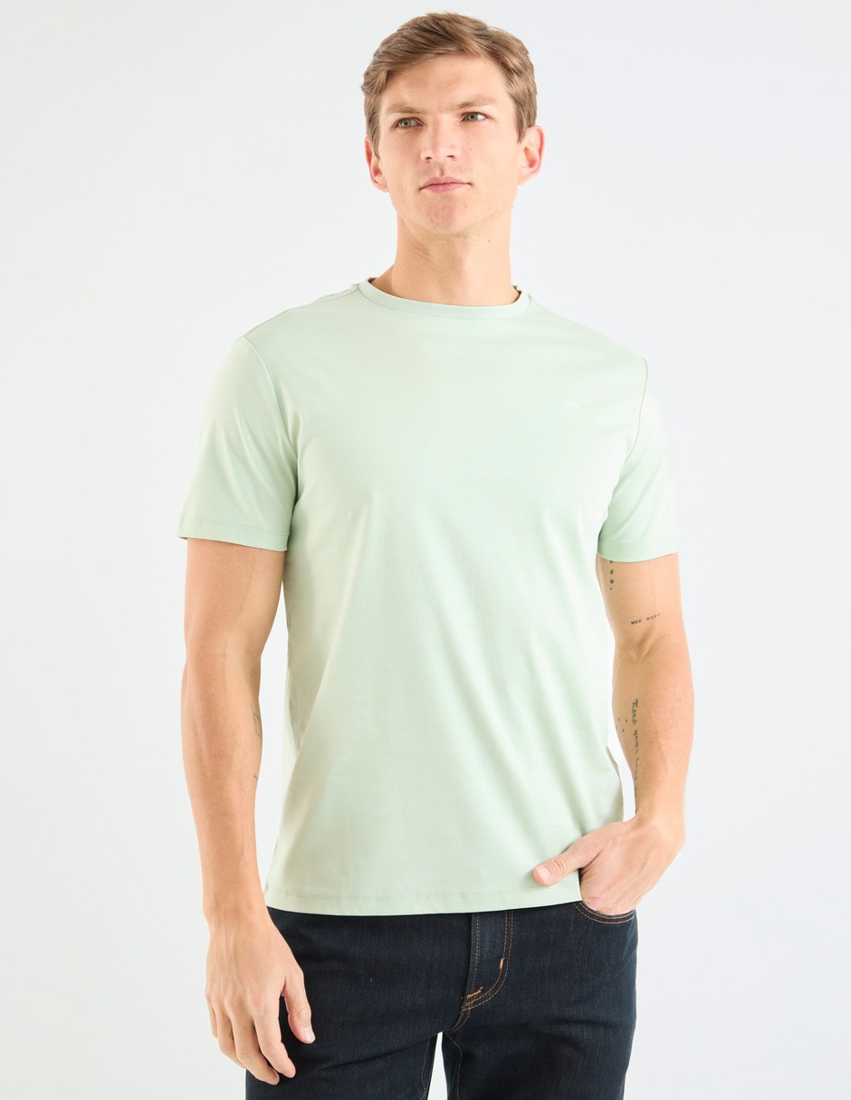 Playera cuello redondo para hombre 1