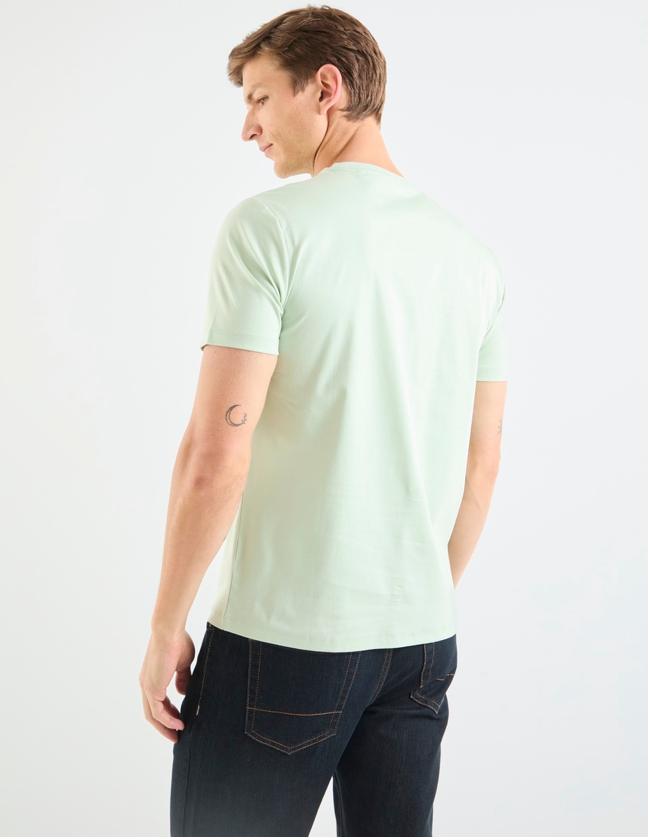 Playera cuello redondo para hombre 11