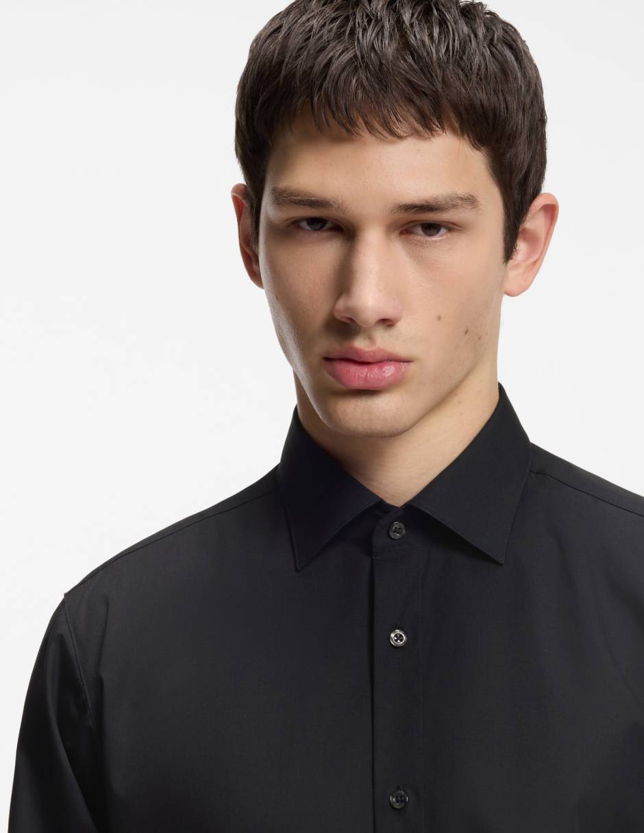 Camisa de vestir Hugo de algodón manga larga para hombre