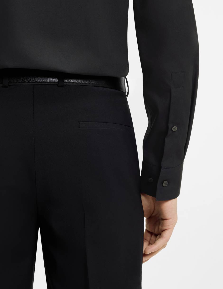 Camisa de vestir Hugo de algodón manga larga para hombre