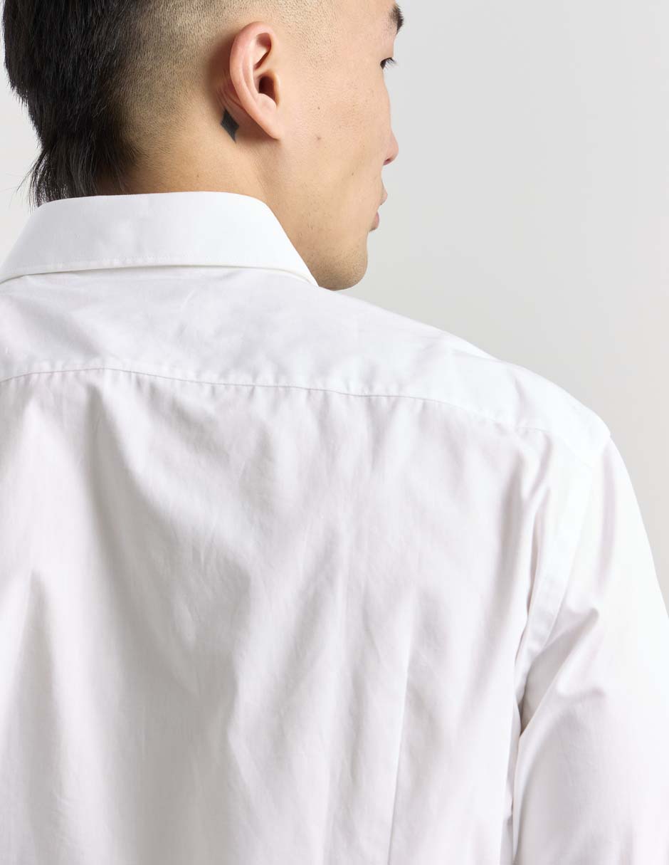 Camisa business casual de algodón manga larga para hombre 5