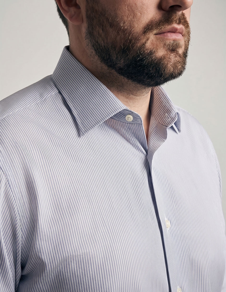 Camisa de vestir manga larga para hombre