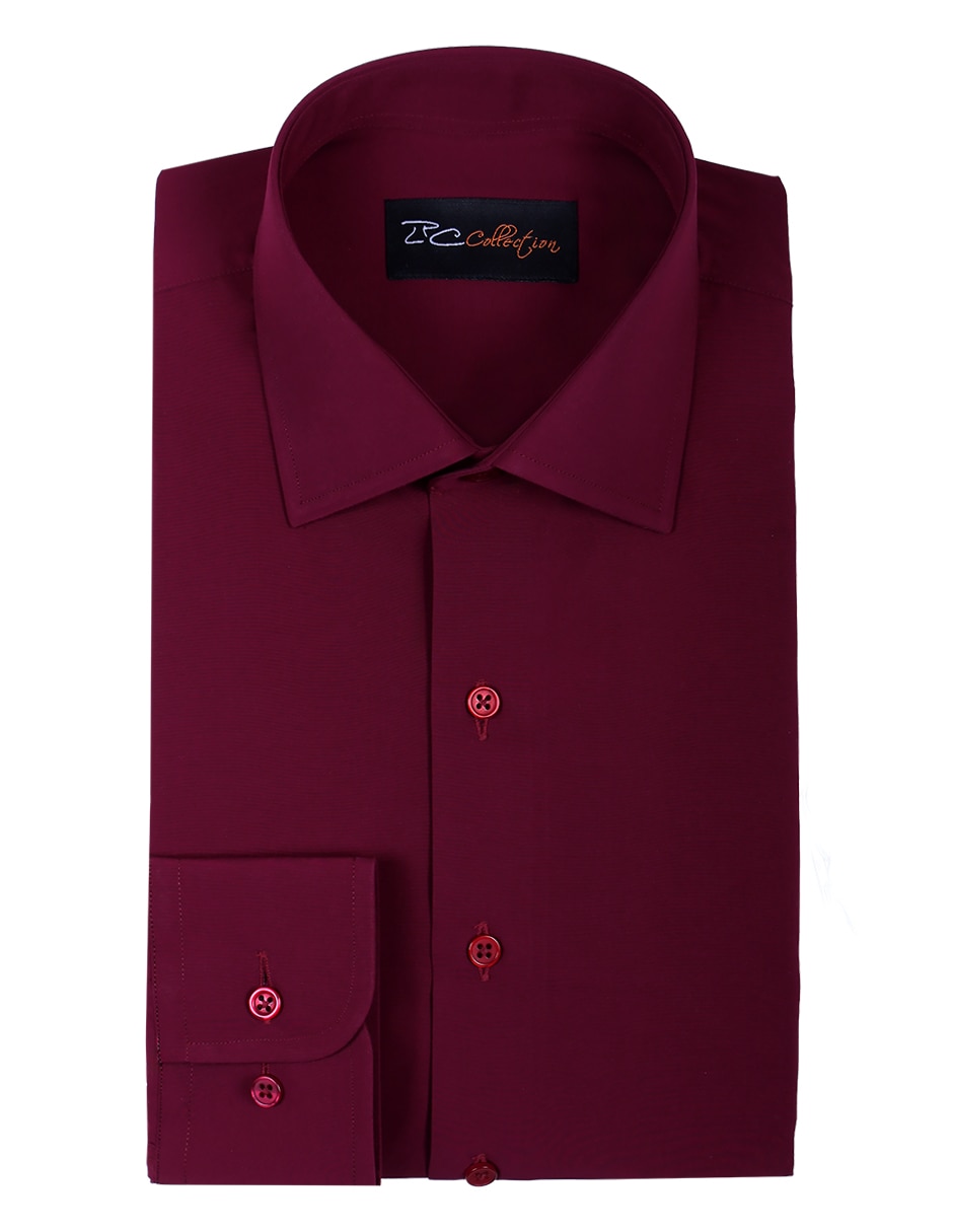Camisa de vestir manga larga para hombre
