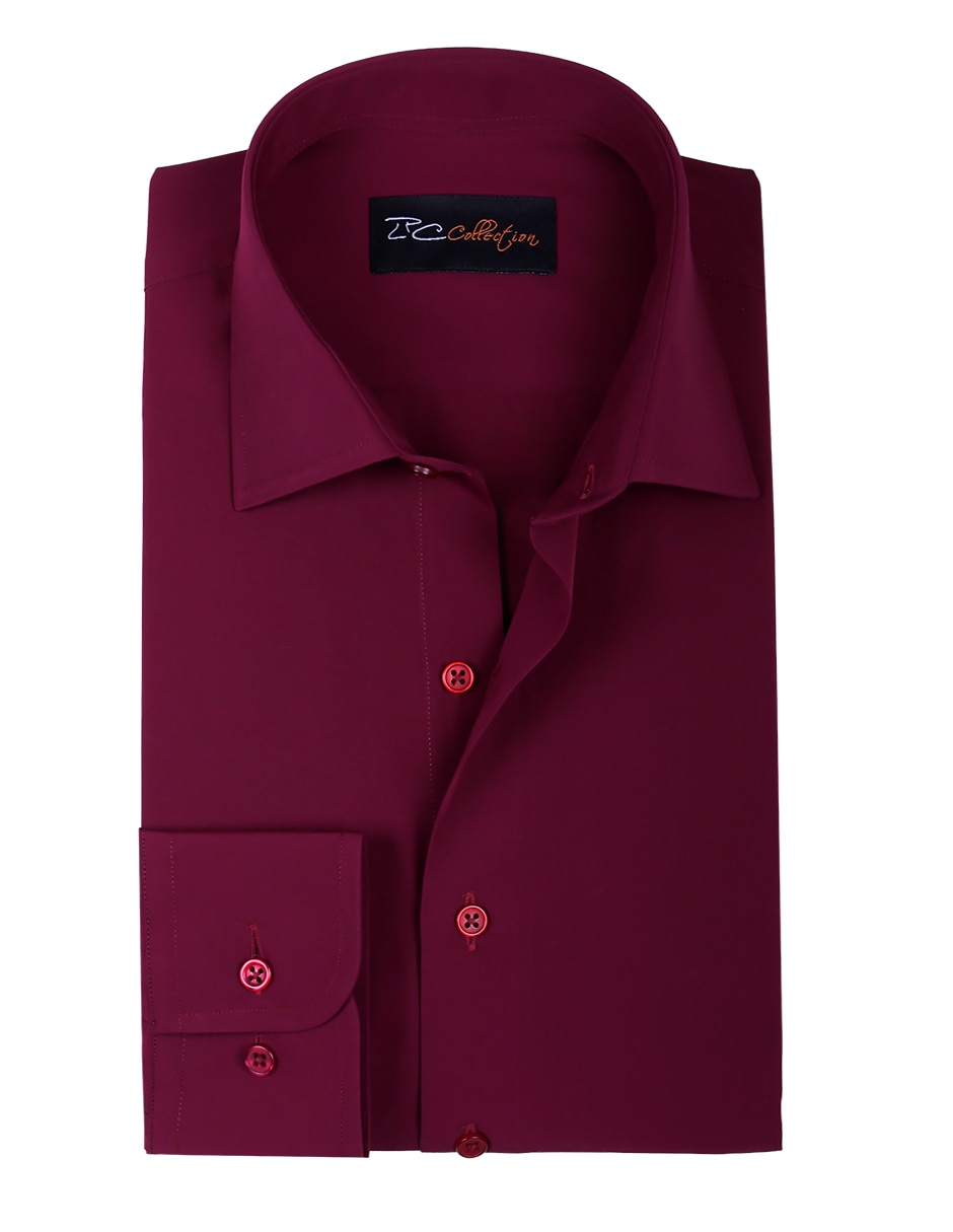 Camisa de vestir manga larga para hombre