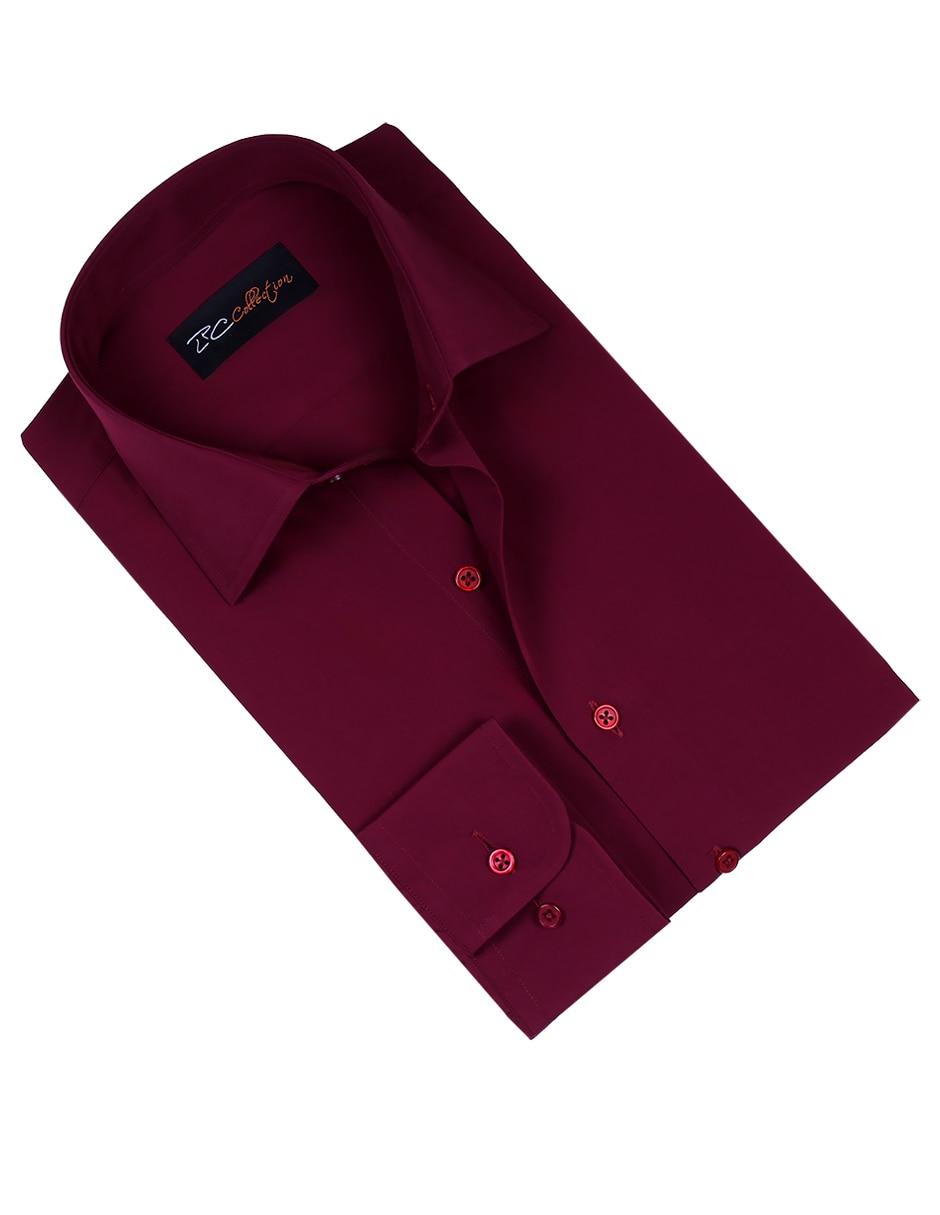 Camisa de vestir manga larga para hombre