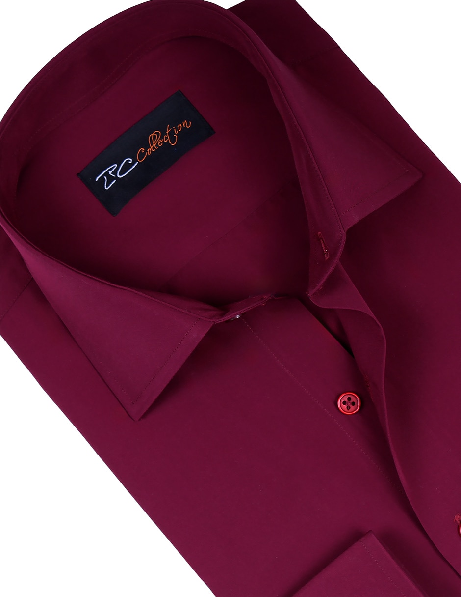 Camisa de vestir manga larga para hombre
