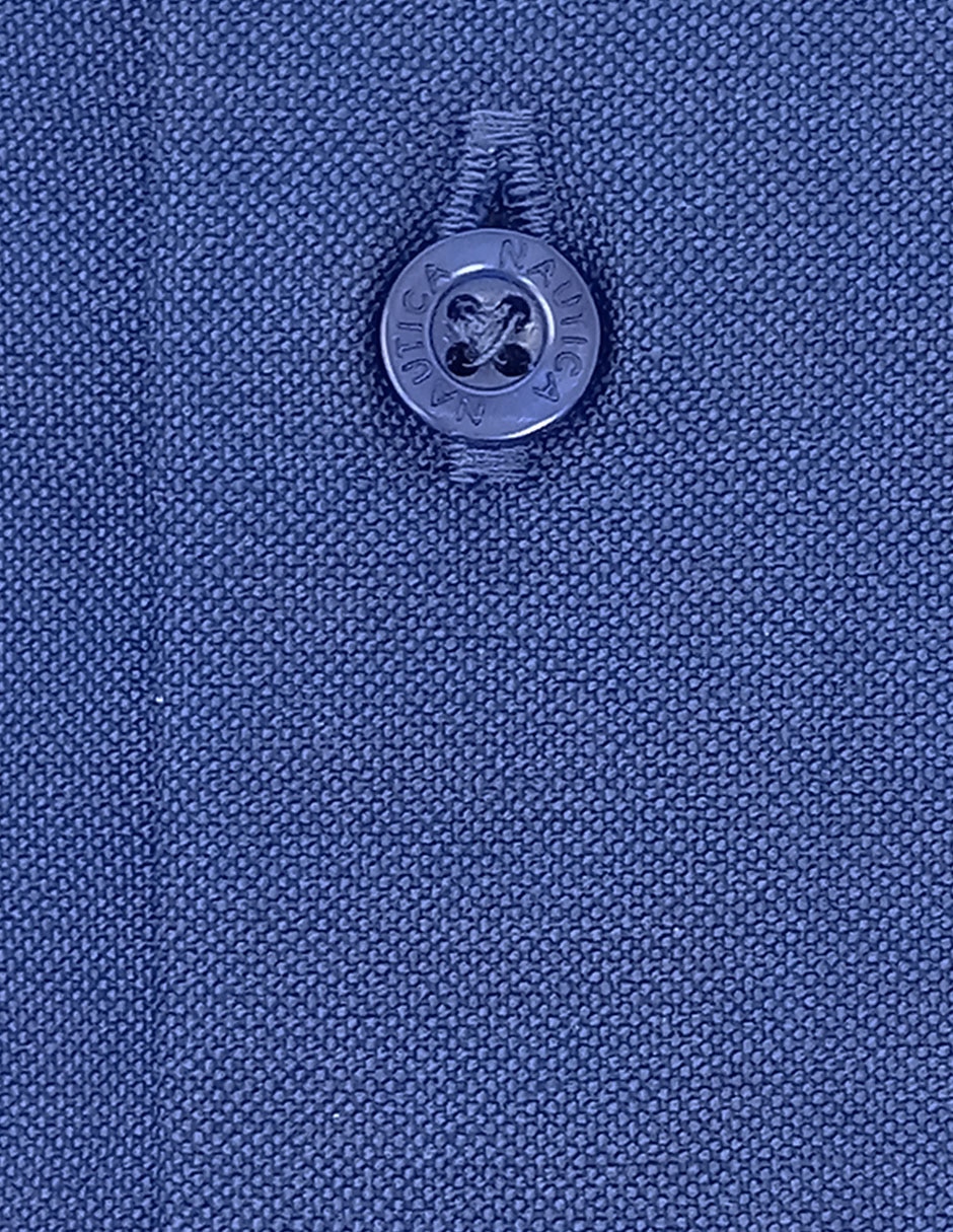 Camisa de vestir Nautica de algodón manga larga para hombre