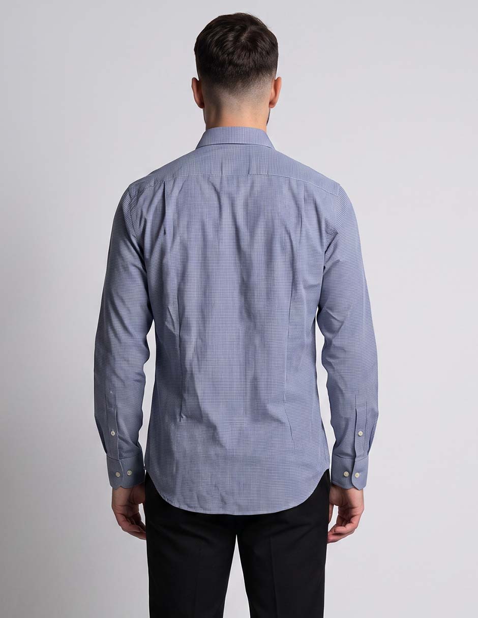 Camisa casual de algodón manga larga para hombre 2