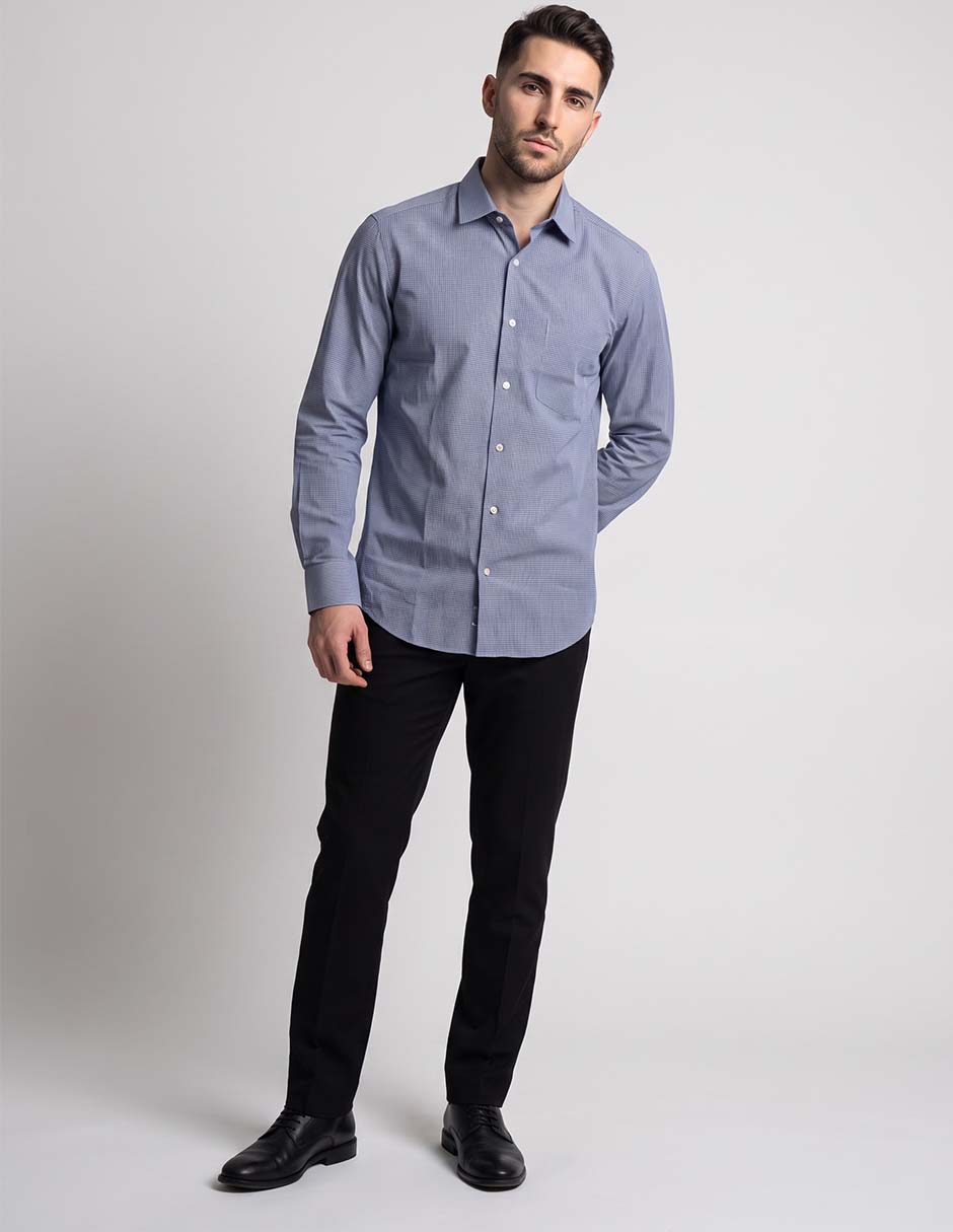 Camisa casual de algodón manga larga para hombre 3