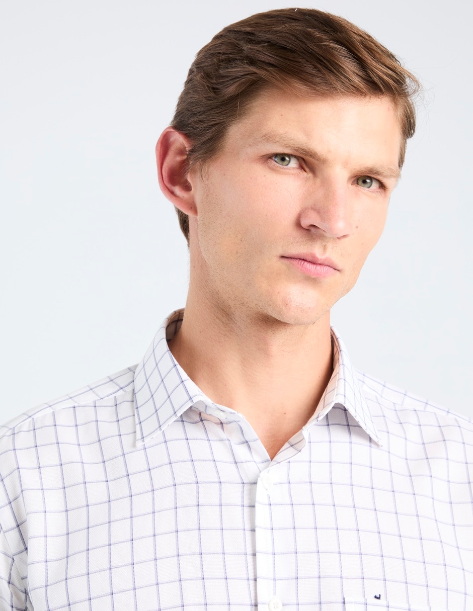 Camisa casual de algodón manga larga para hombre 4