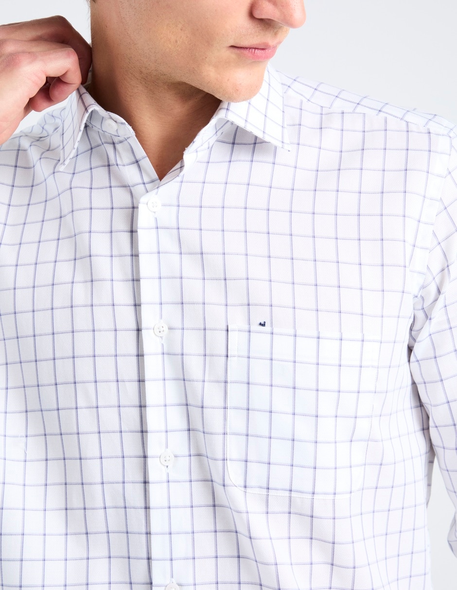 Camisa casual de algodón manga larga para hombre 2