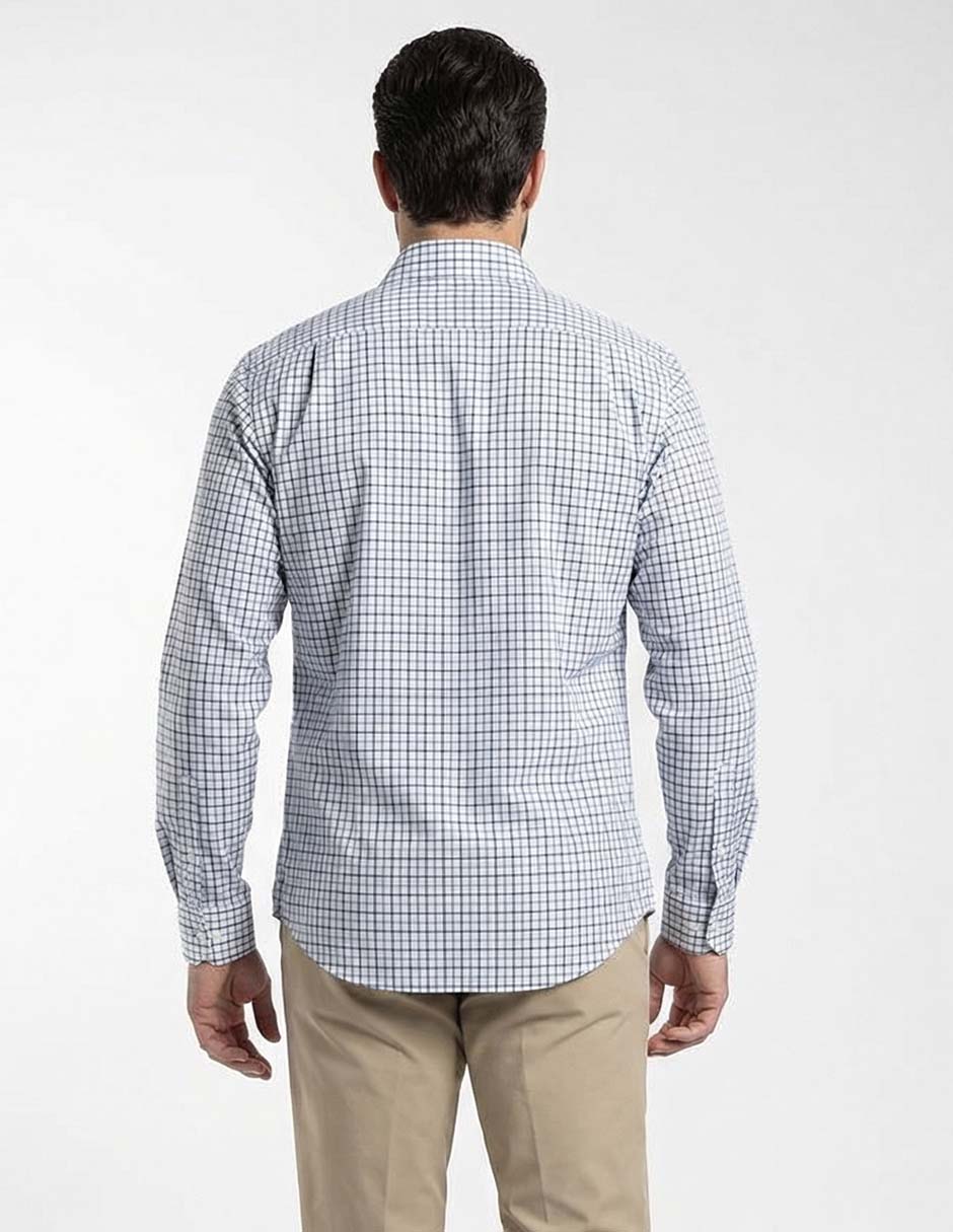 Camisa casual manga larga para hombre