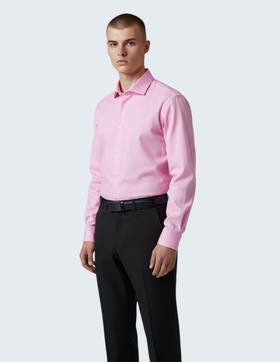 Camisa de vestir de algodón manga larga para hombre Camisa de vestir de algodón manga larga para hombre