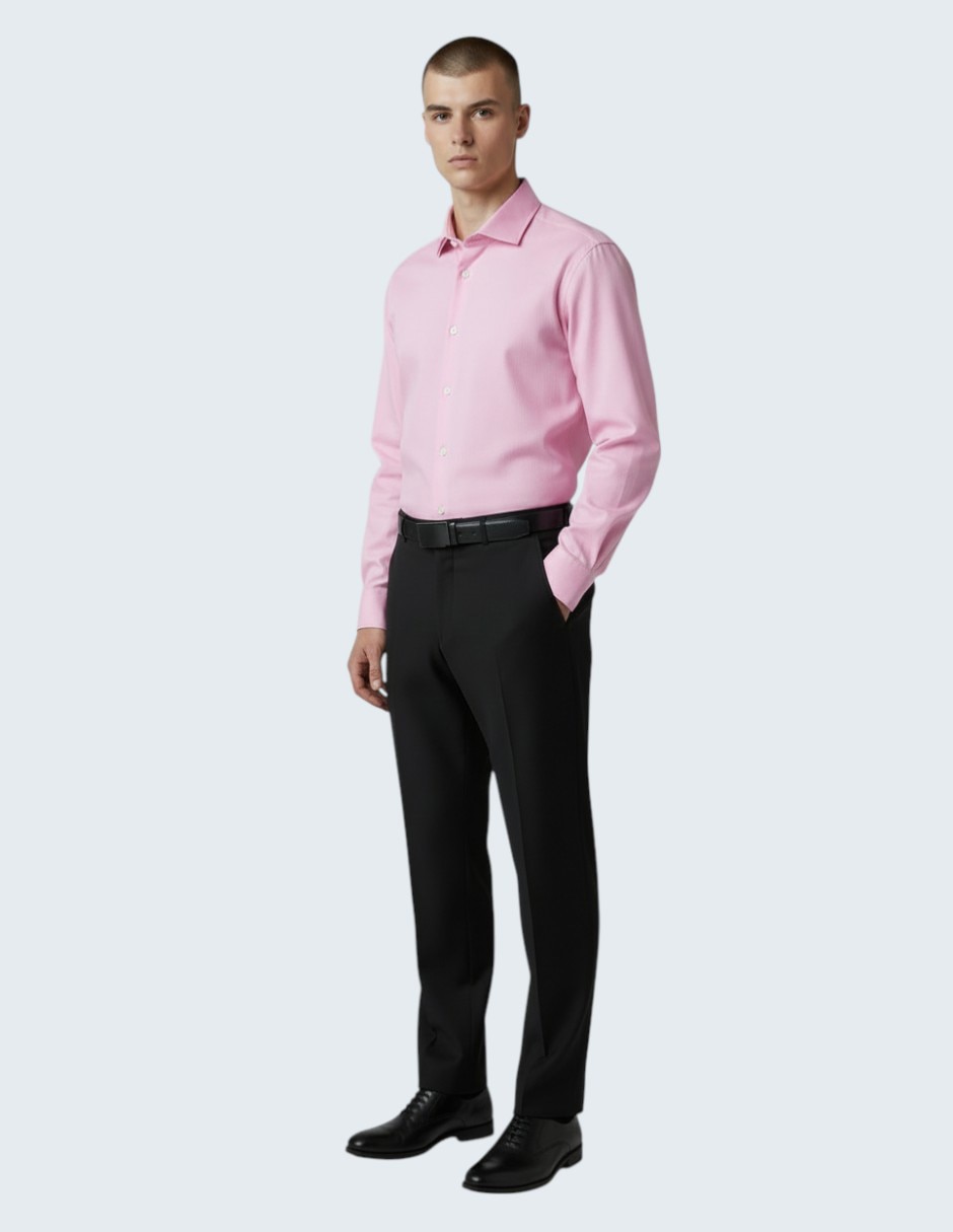 Camisa de vestir Ted Baker de algodón manga larga para hombre