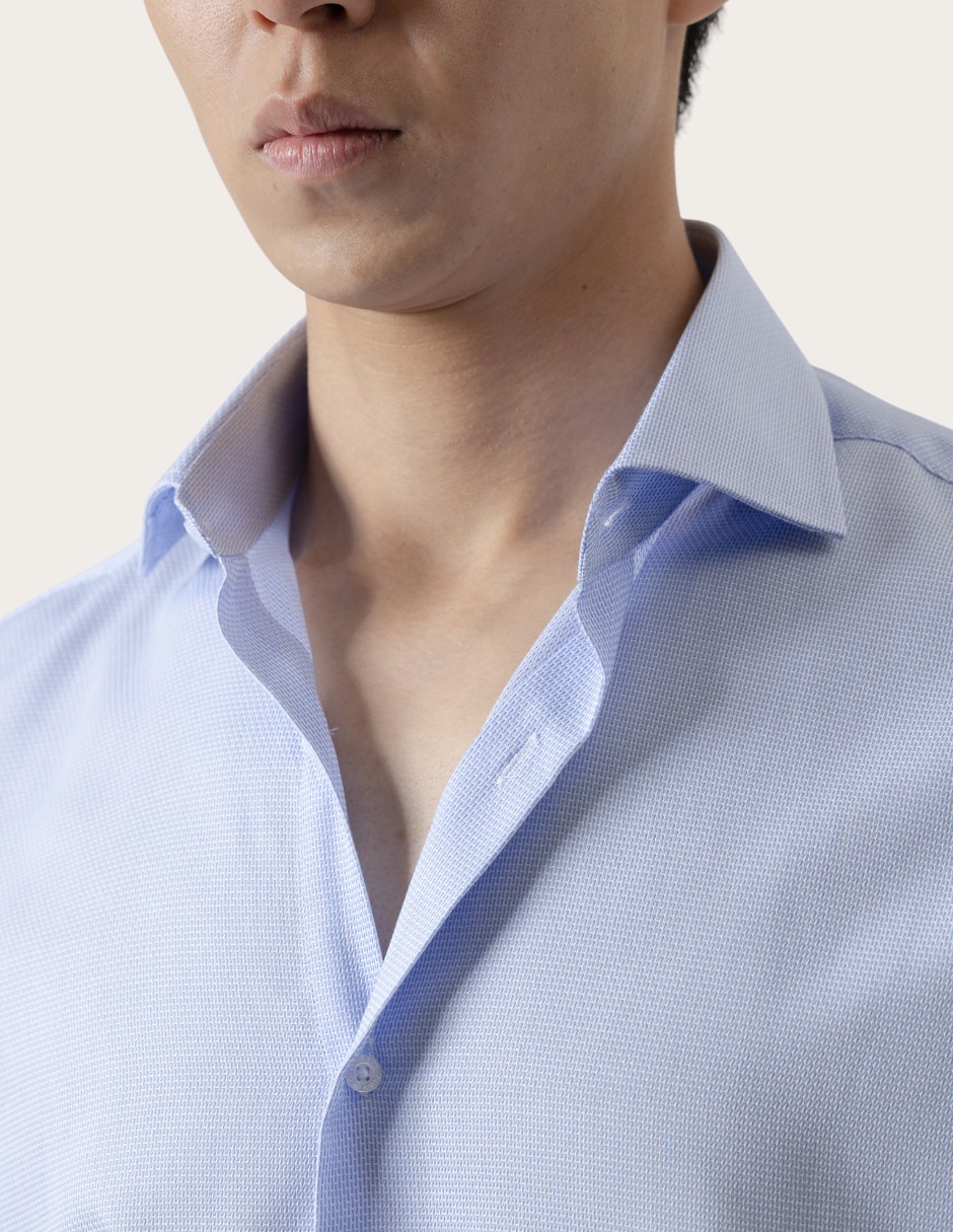 Camisa de vestir de algodón manga larga para hombre 3