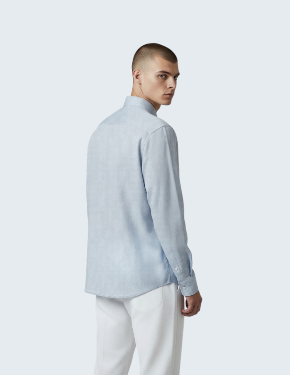 Camisa de vestir Kenneth Cole manga larga para hombre