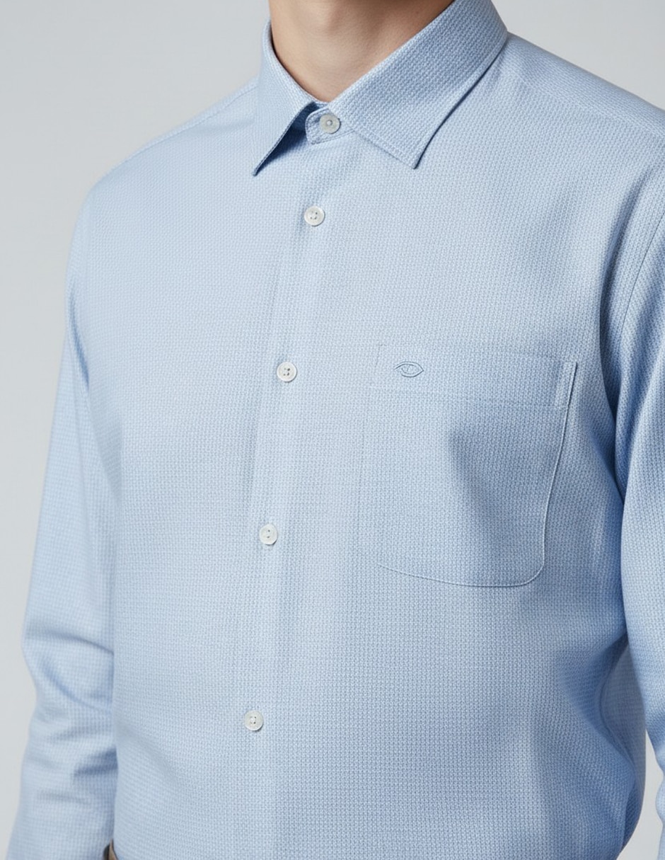 Camisa formal Oscar de La Renta manga larga para hombre 2