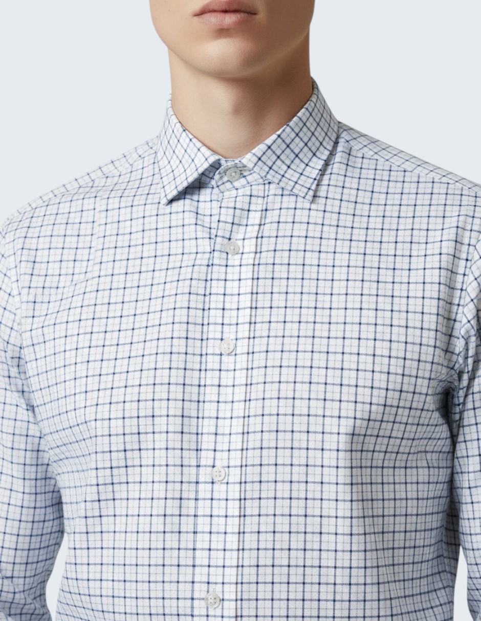 Camisa de vestir Kc Ny manga larga para hombre
