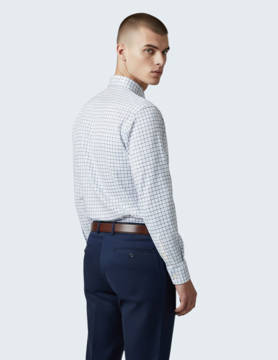Camisa de vestir Kc Ny manga larga para hombre