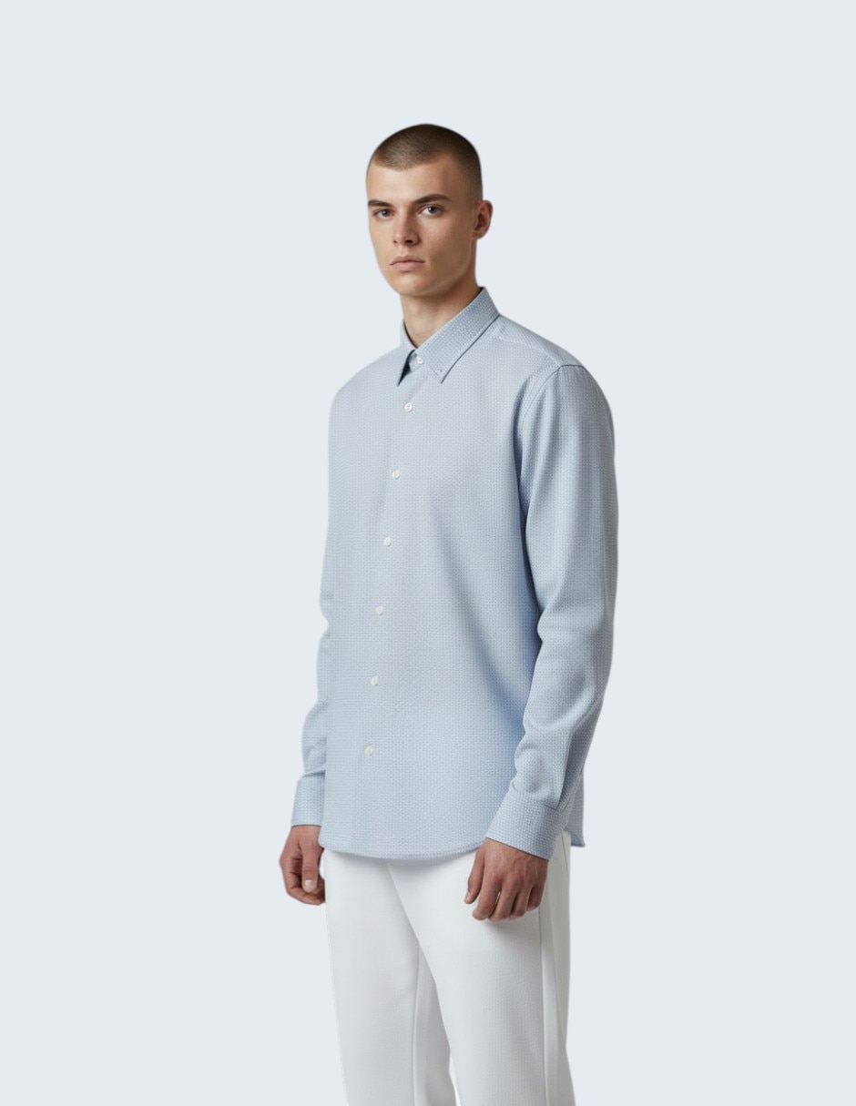 Camisa de vestir ss26 manga larga para hombre Camisa de vestir ss26 manga larga para hombre