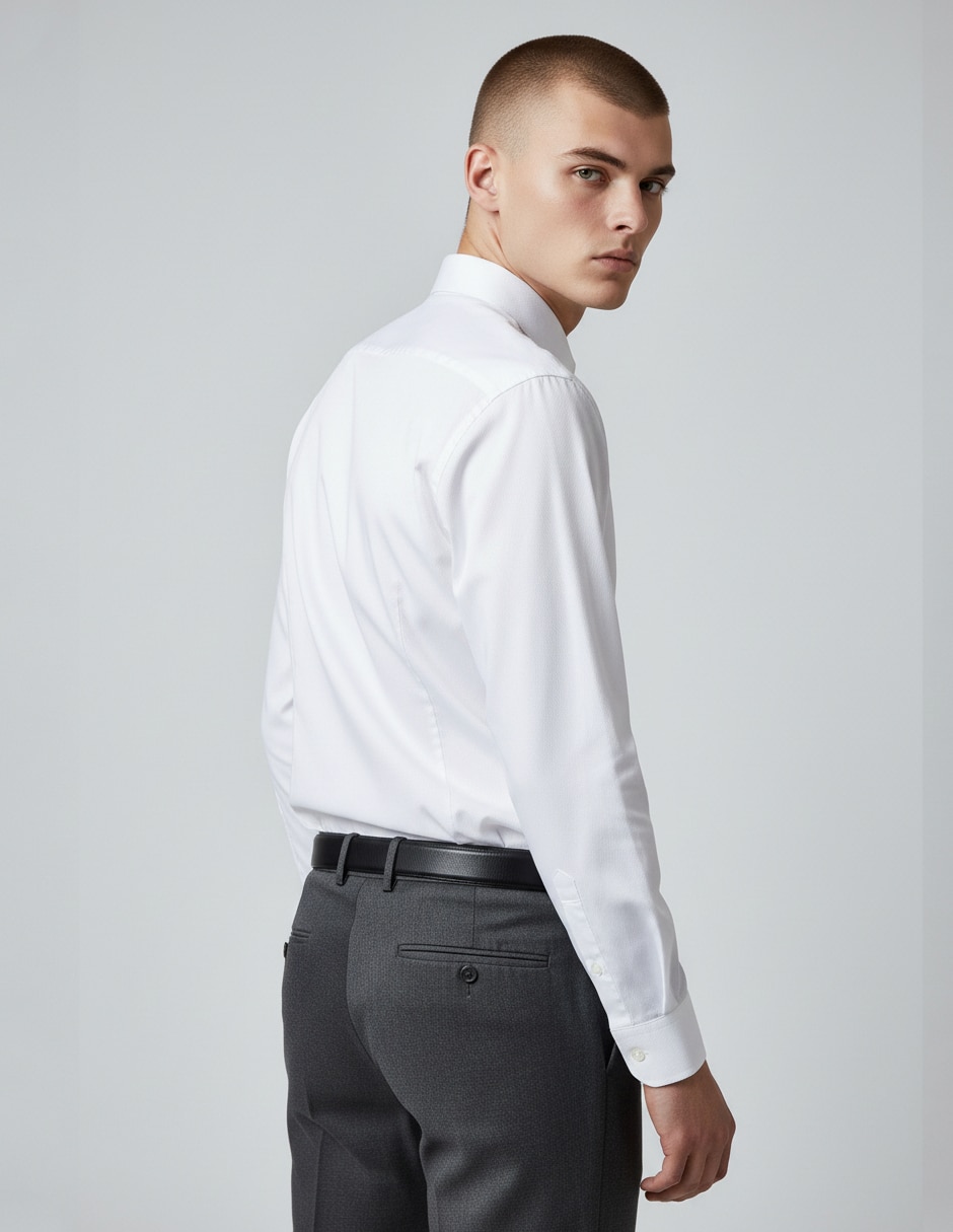 Camisa de vestir manga larga para hombre 2