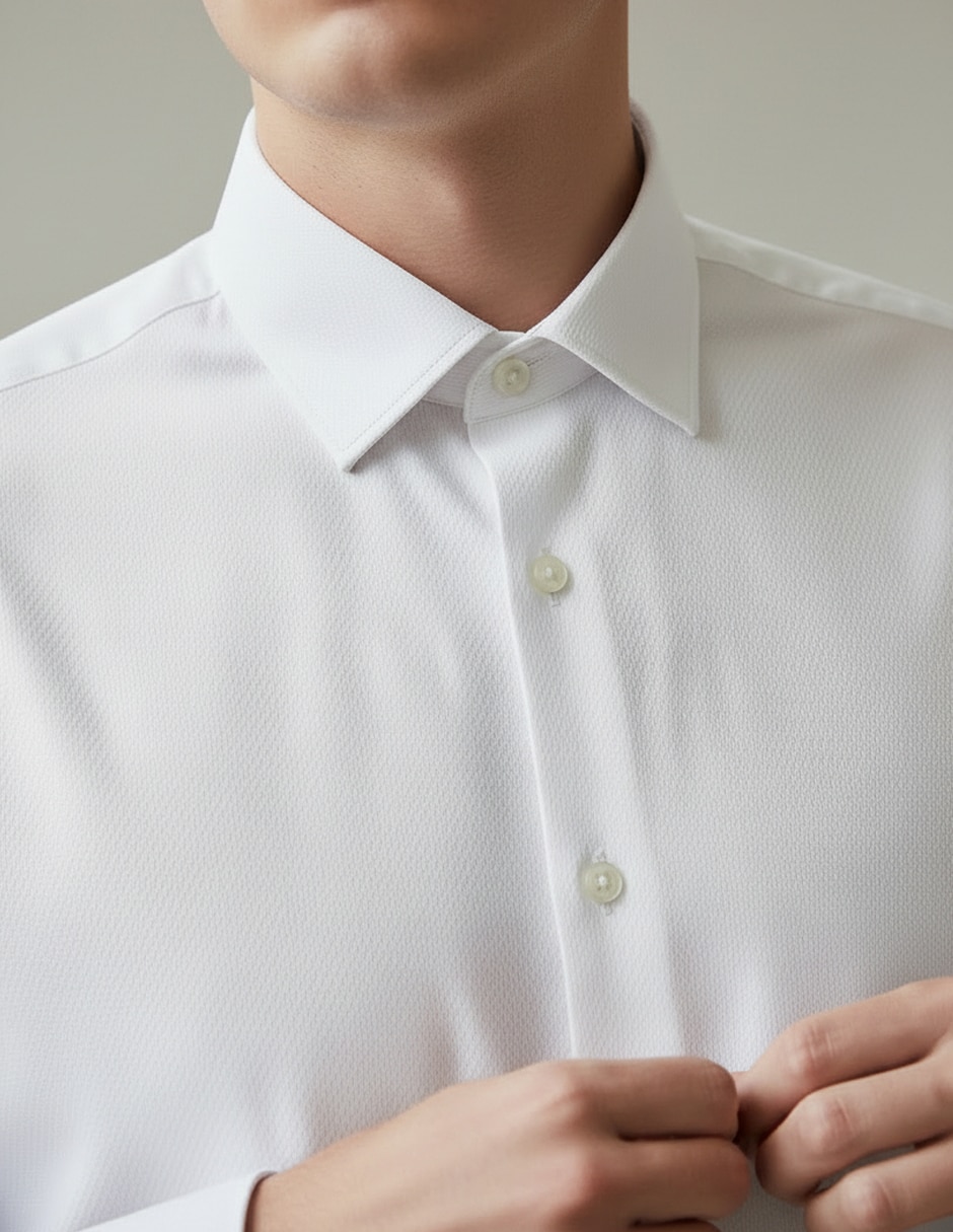 Camisa de vestir manga larga para hombre 4