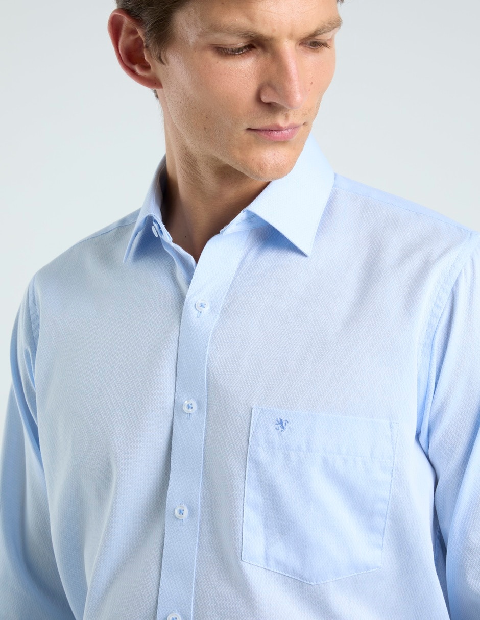 Camisa de vestir manga larga para hombre