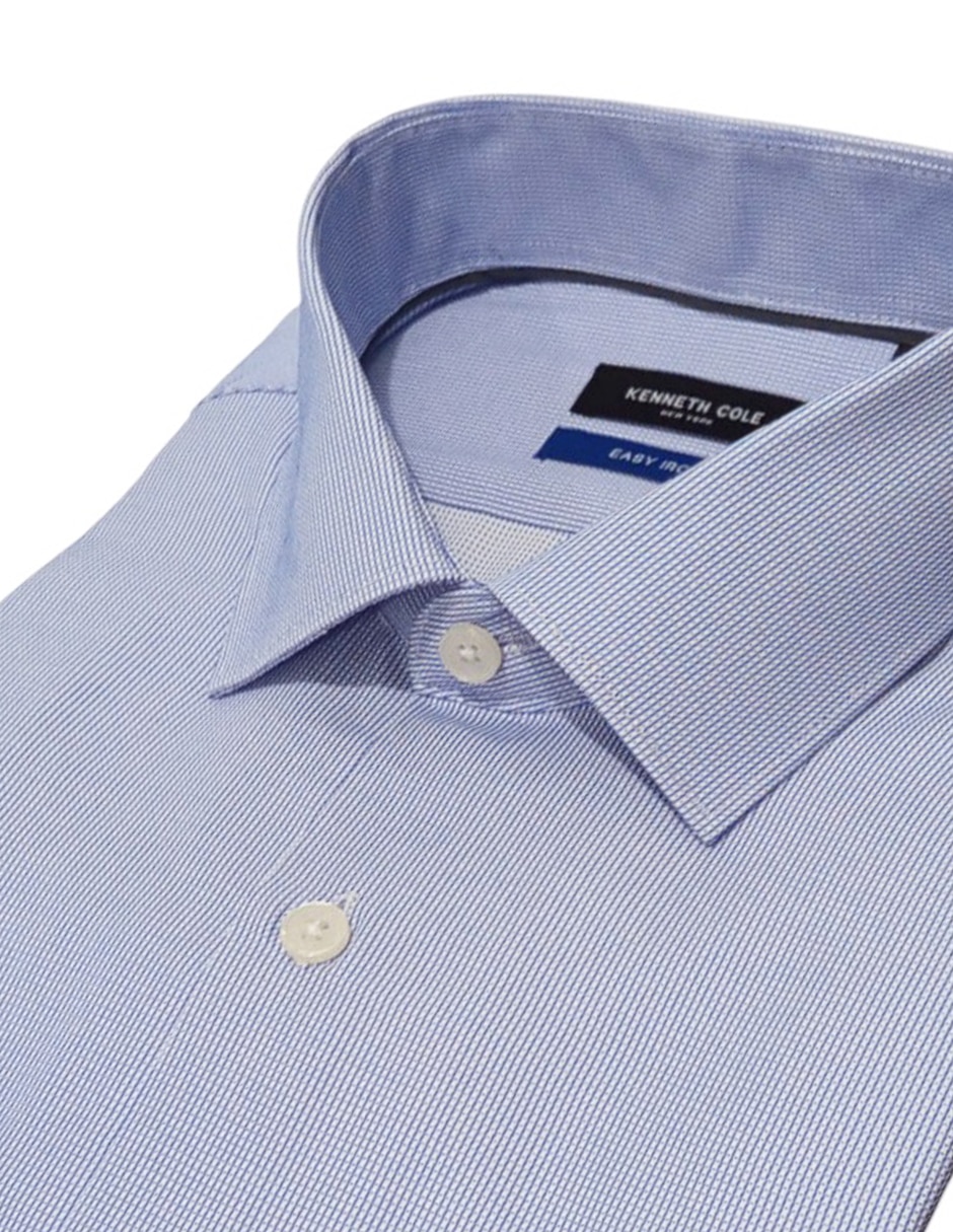 Camisa de vestir Kenneth Cole manga larga para hombre
