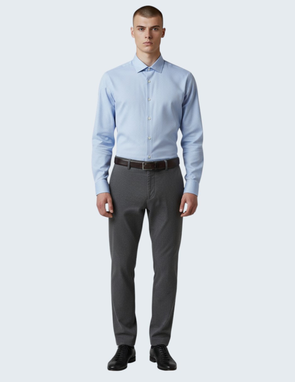 Camisa de vestir Kenneth Cole de algodón manga larga para hombre