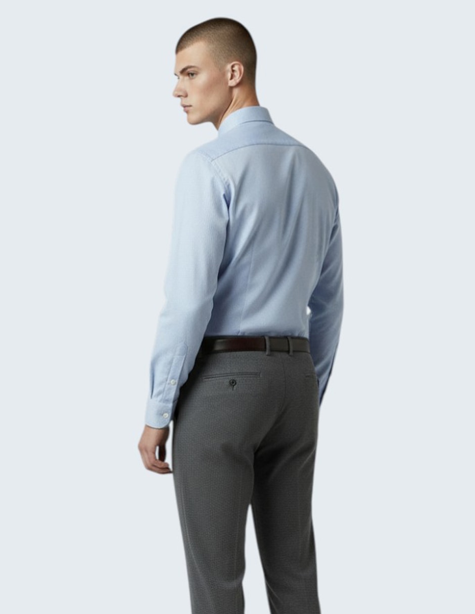 Camisa de vestir Kenneth Cole de algodón manga larga para hombre