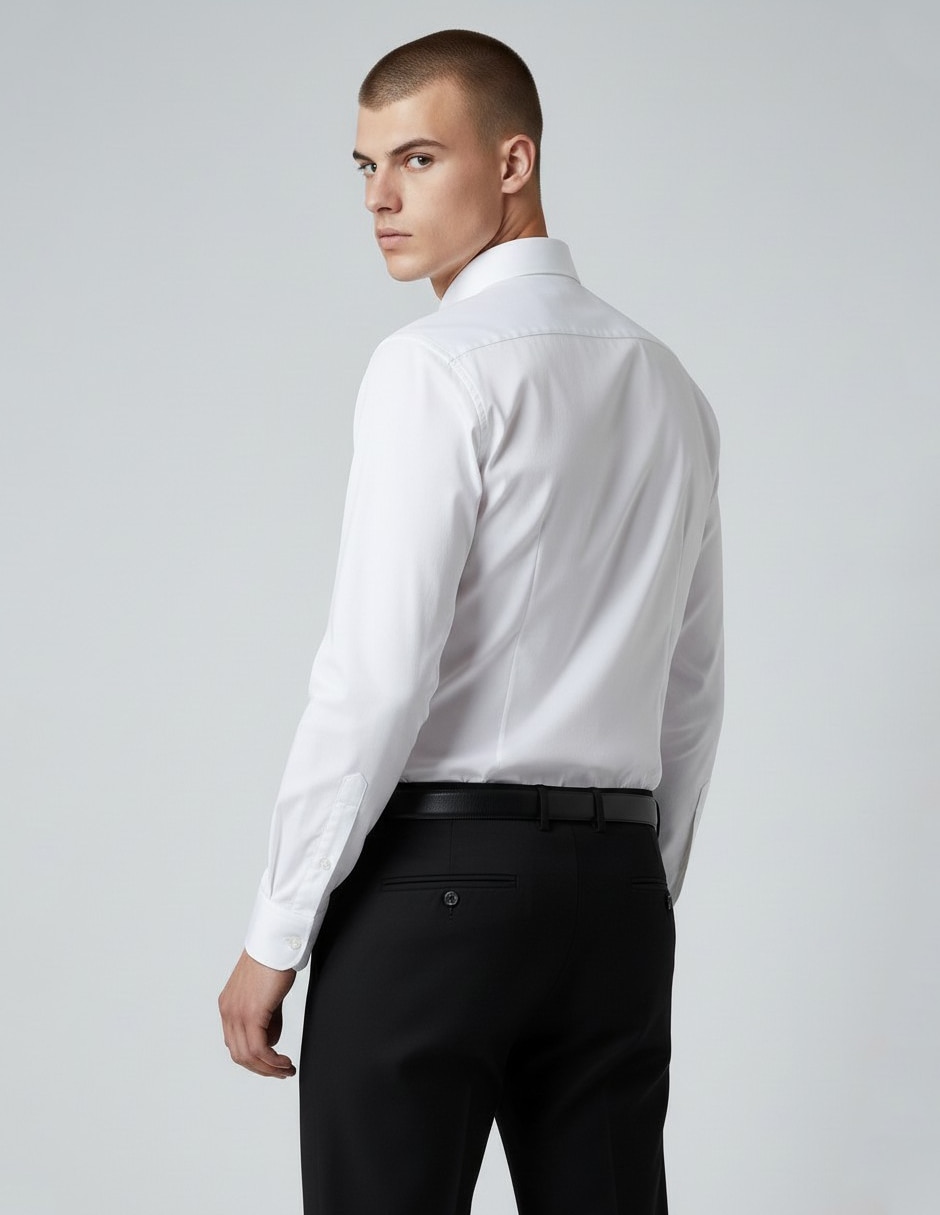 Camisa de vestir Oscar de la Renta manga larga para hombre