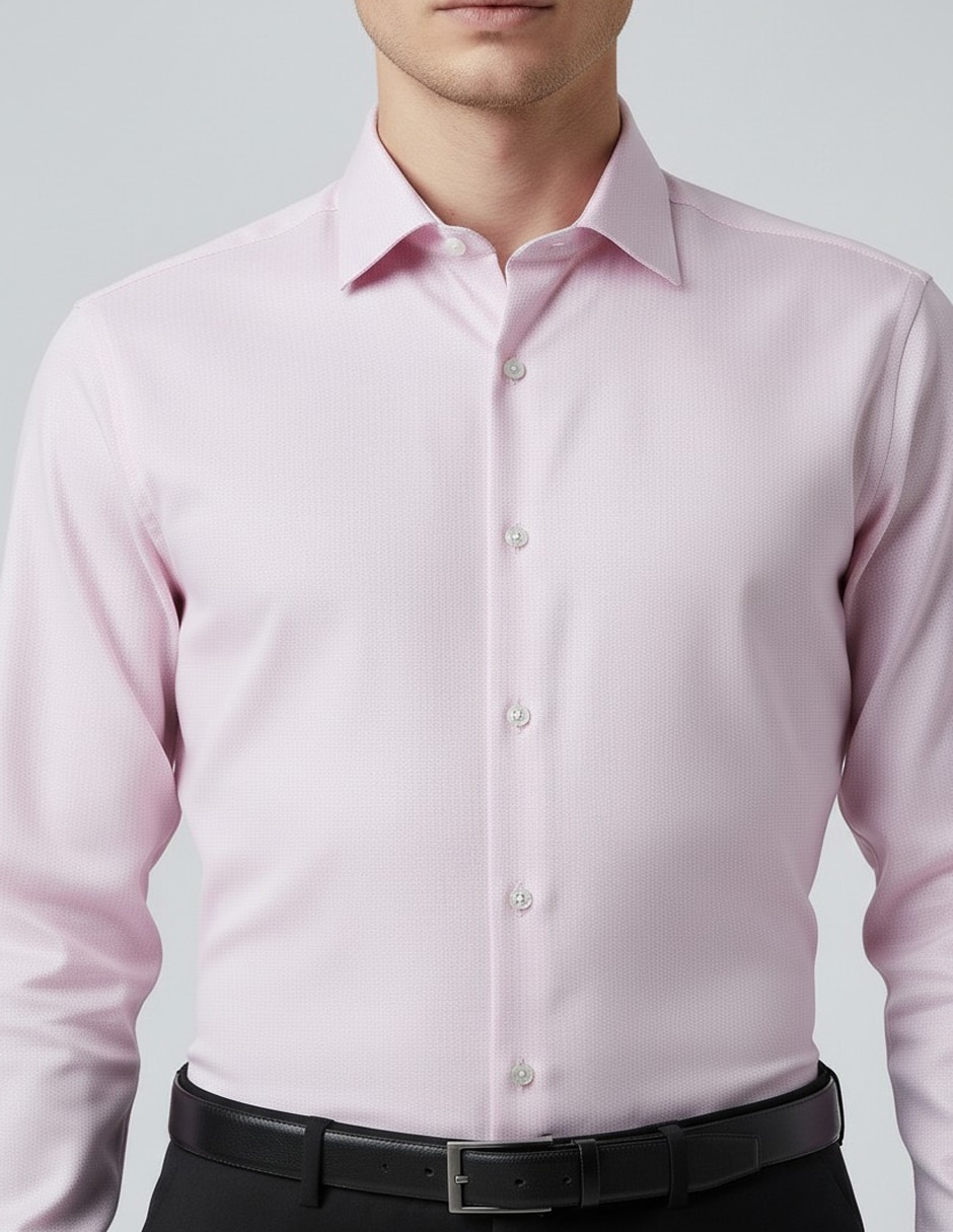 Camisa formal Oscar de La Renta manga larga para hombre