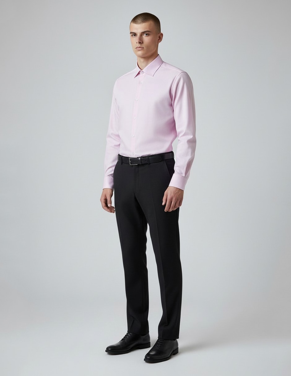 Camisa formal Oscar de La Renta manga larga para hombre